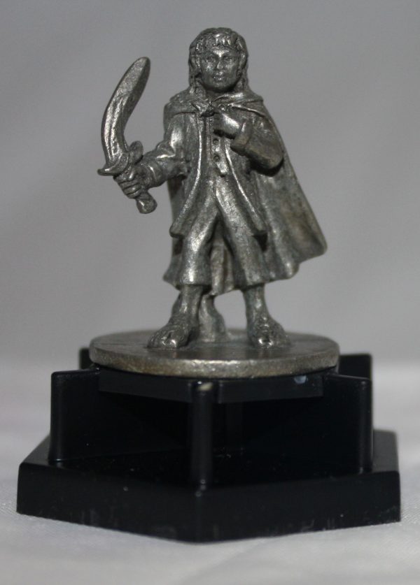 PARTS ONLY - Trivial Pursuit "Lord Of The Rings" Movie Trilogy Collectors Edition - (1) Frodo Pewter Figure Only