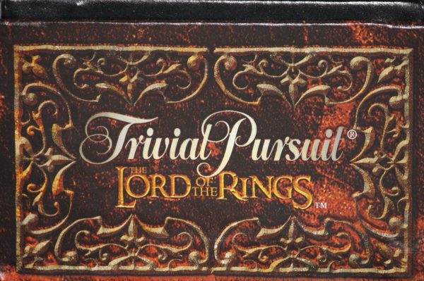 PARTS ONLY - Trivial Pursuit "Lord Of The Rings" Movie Trilogy Collectors Edition - 300 Question & Answer Cards in LOTR Storage Box Only