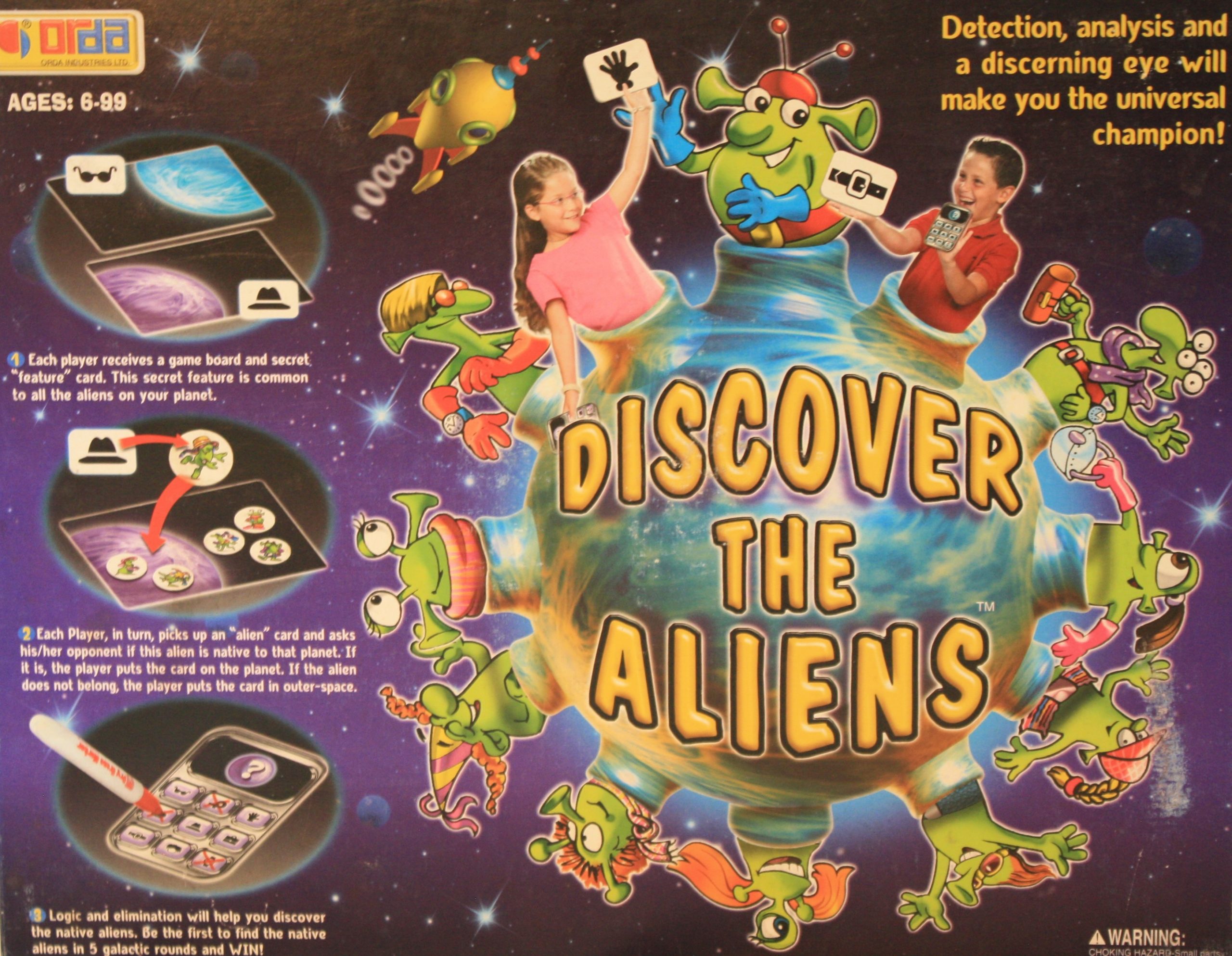 Discover The Aliens Board Game - Used