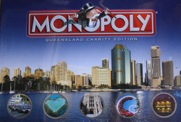 Monopoly Board Game "Queensland Charity" Edition - New