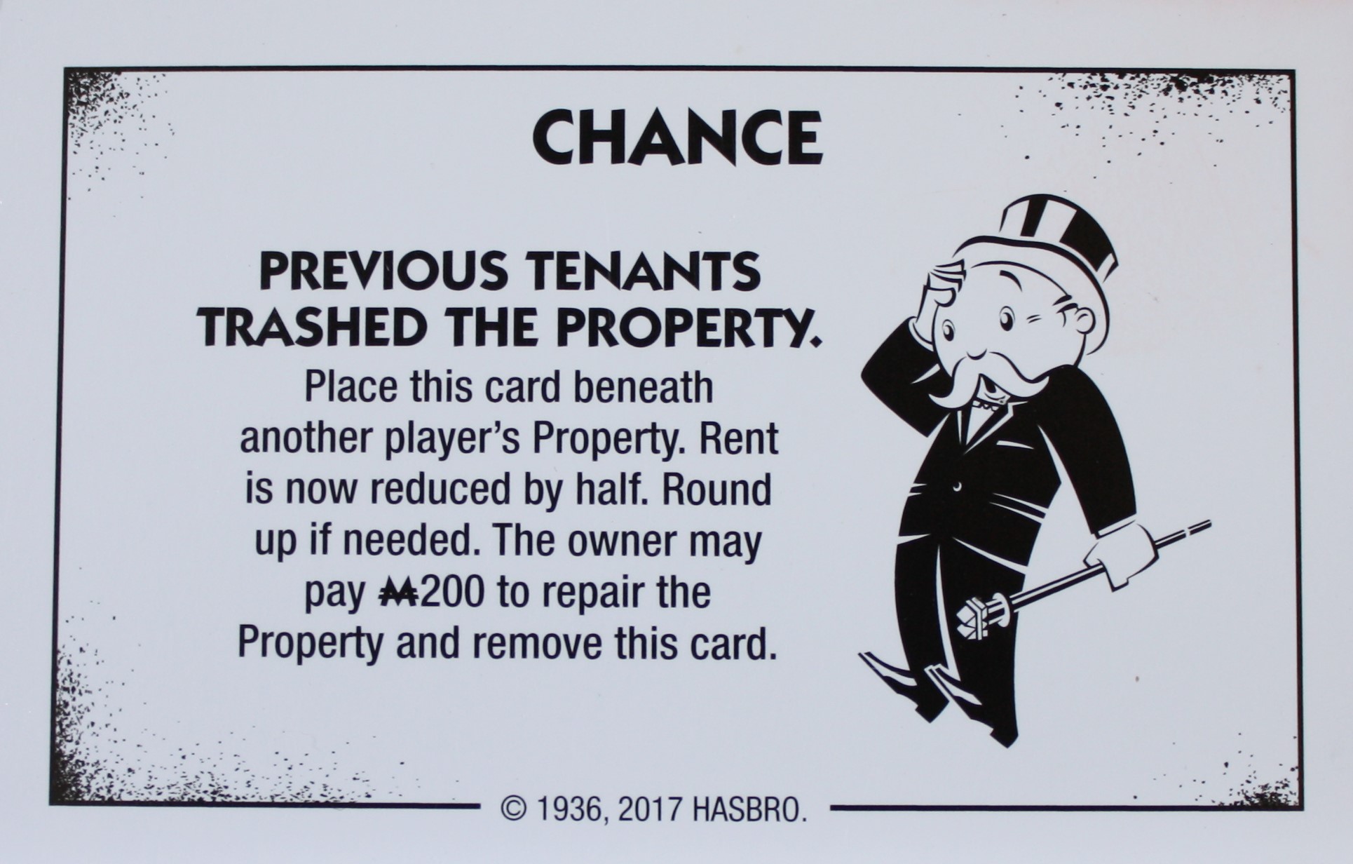monopoly chance cards list