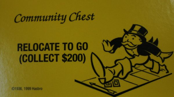 PARTS ONLY - Monopoly 2000 Millennium Board Game - #9 Community Chest Card Only