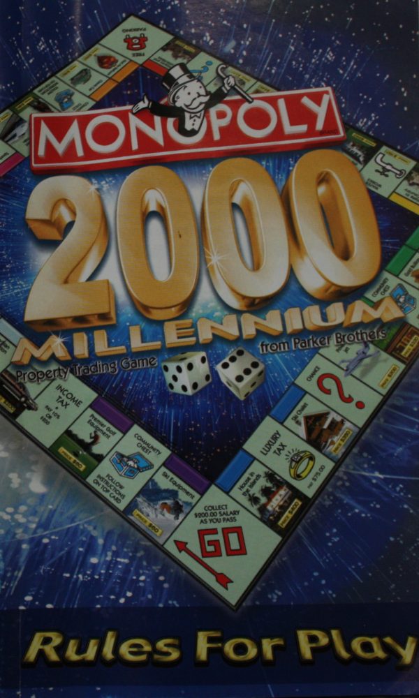 PARTS ONLY - Monopoly 2000 Millennium Board Game - (1) Instructions Only