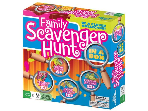 Family Scavenger Hunt Board Game - New