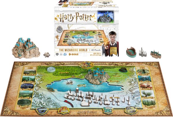 Harry Potter Wizarding World (892) Piece 4D Jigsaw - New