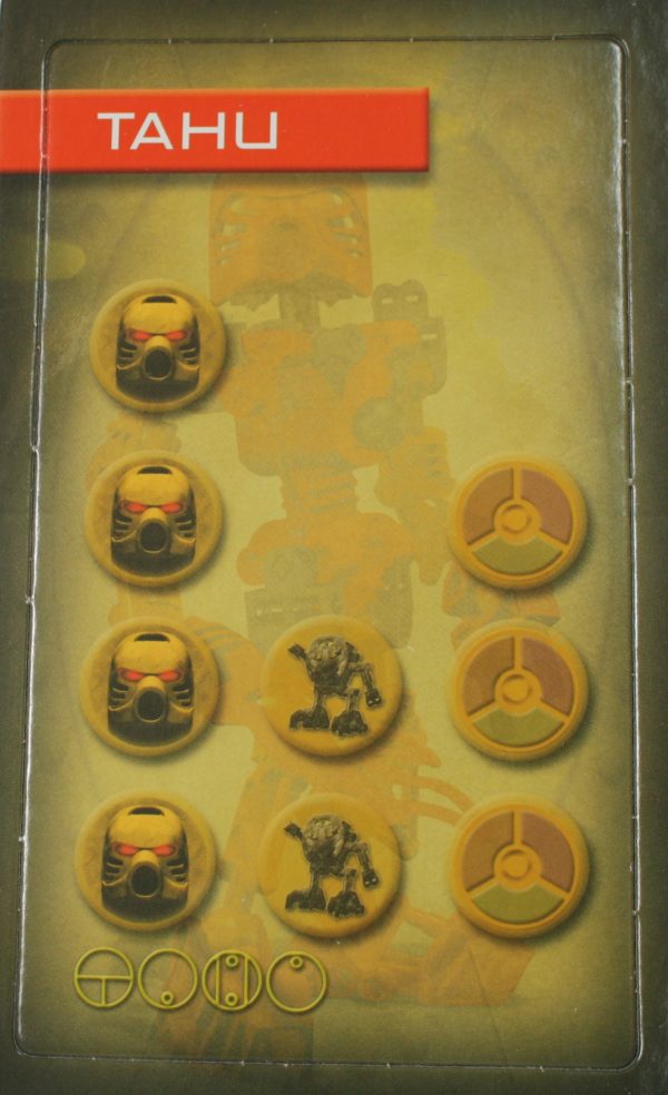 PARTS ONLY -Bionicle "Quest for Makuta" Adventure Board Game - "Tahu" Card Only