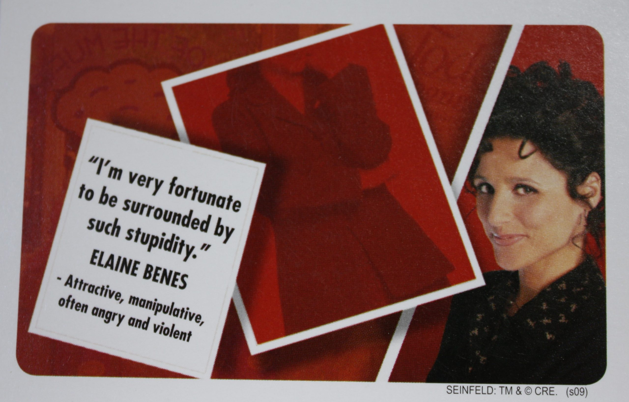 PARTS ONLY Clue Seinfeld Board Game #6 Elaine Benes Personality