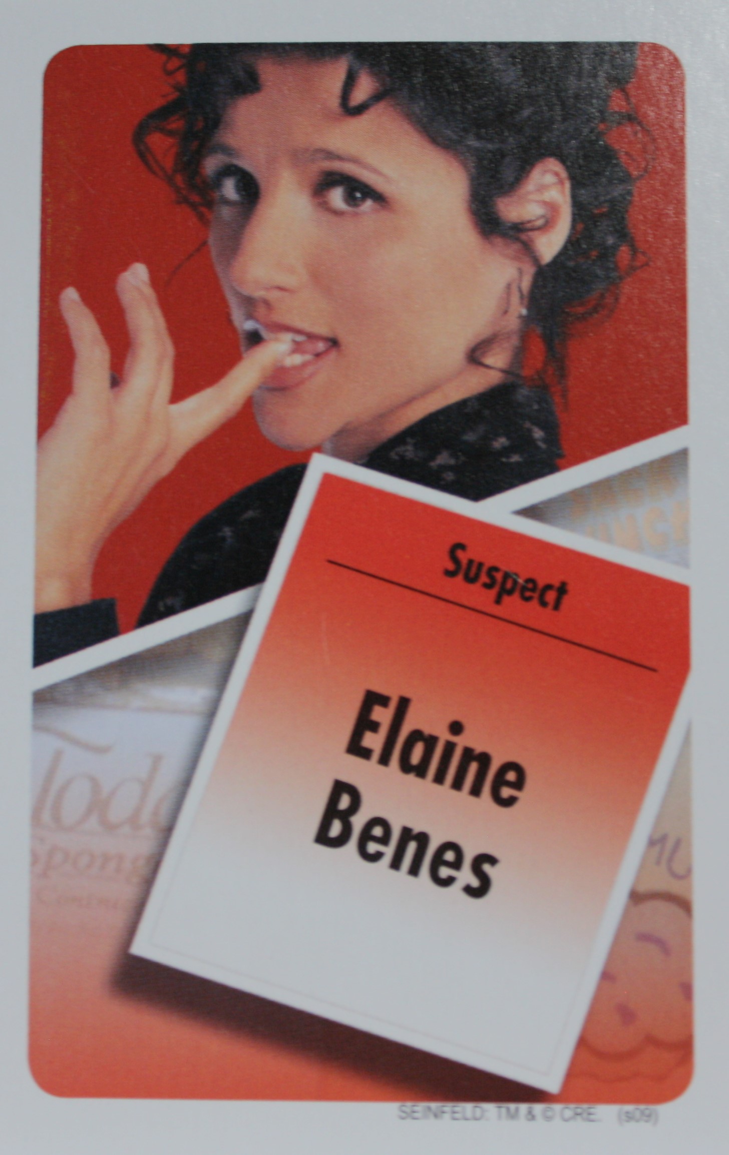 PARTS ONLY Clue Seinfeld Board Game Elaine Benes Rumor Card Only