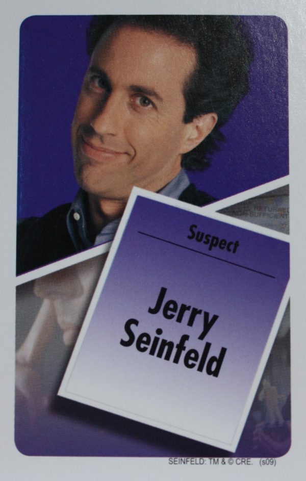 PARTS ONLY - Clue Seinfeld Board Game - (1) Jerry Seinfeld Rumor Card Only