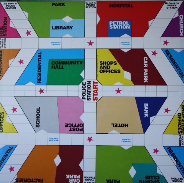 PARTS ONLY - Police Alert Board Game - Game Board Only