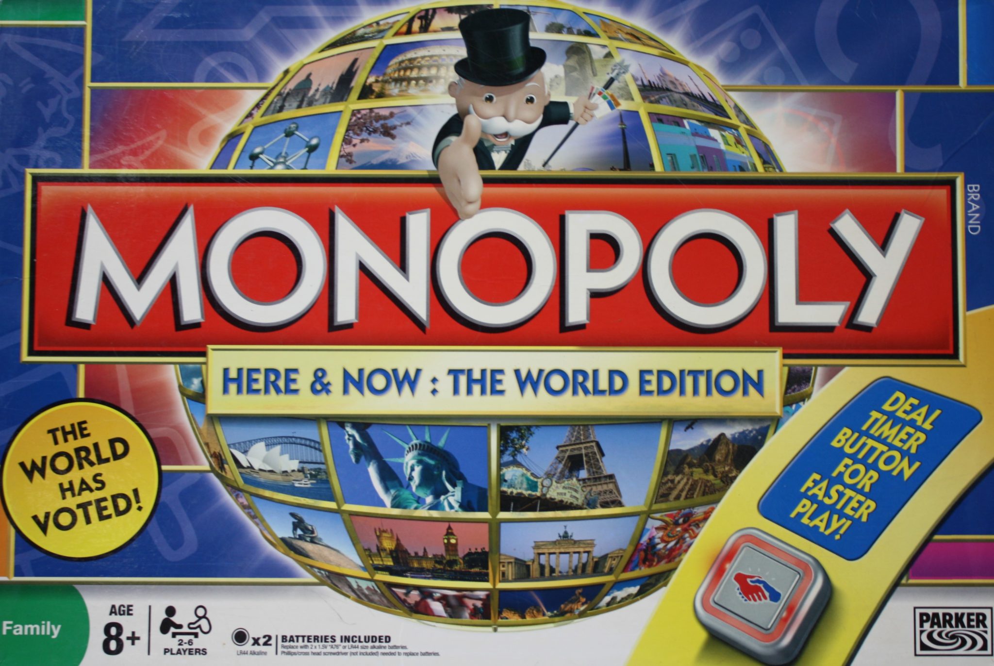 Monopoly Here And Now The World Edition Board Game - Team Toyboxes