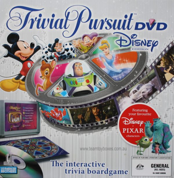 Trivial Pursuit DVD Disney Edition Board Game