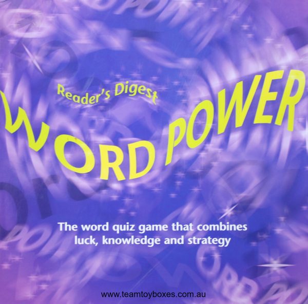 Readers Digest Word Power Board Game - Used