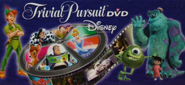 PARTS ONLY - Trivial Pursuit DVD Disney Edition Board Game - Box of Question Cards Only