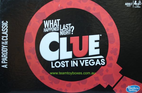 Clue Lost in Vegas Board Game