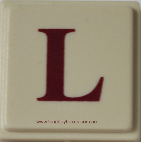 PARTS ONLY - Upwords Board Game - (1) Plastic Letter L Only