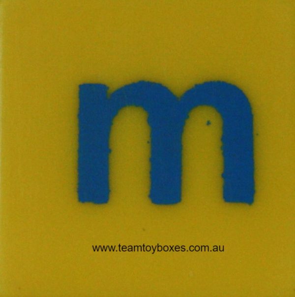 PARTS ONLY - Scrabble Junior Board Game - (1) Plastic Letter M Only