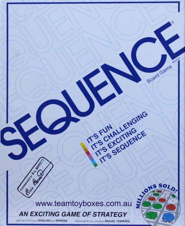 Sequence Board Game 1995 Board Game - Used