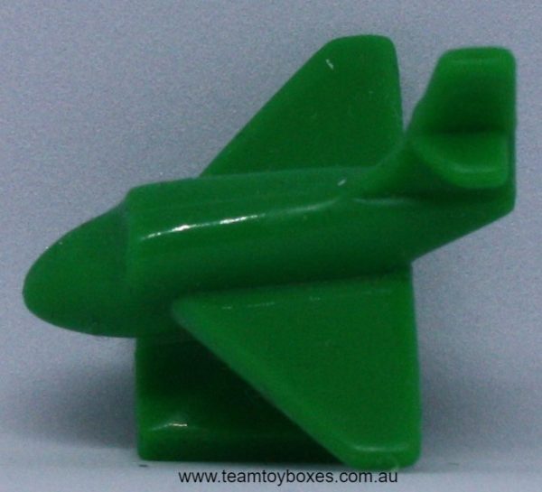 PARTS ONLY - The Amazing Race Board Game - (1) Green Airplane Pawn Only