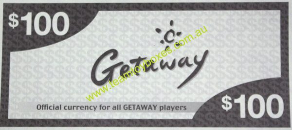 PARTS ONLY - Getaway Board Game - (1) Pack of 20 $100 Notes Only